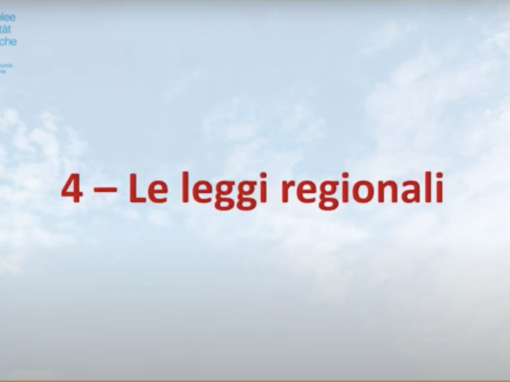 Corso Pratico di Lingua Friulana – 4^ Puntata “Le leggi regionali”