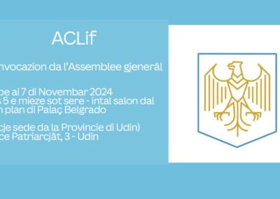 Assemblee gjenerâl da l’ACLiF 