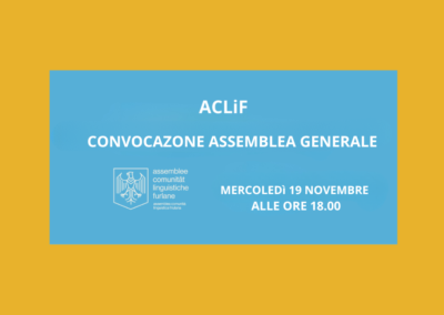 ASSEMBLEA GENERALE ACLIF